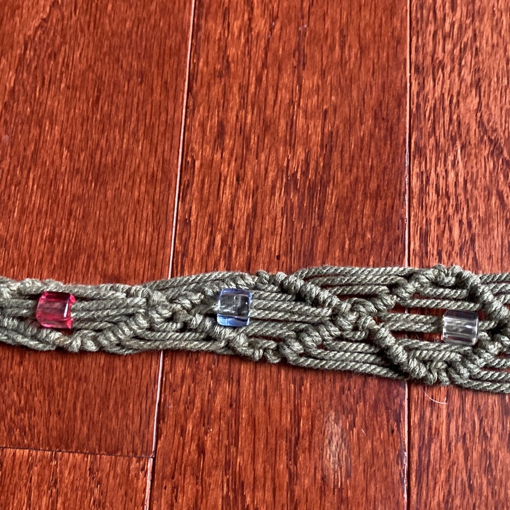 Pretty Beaded Rope Belt - Picture 8 of 9